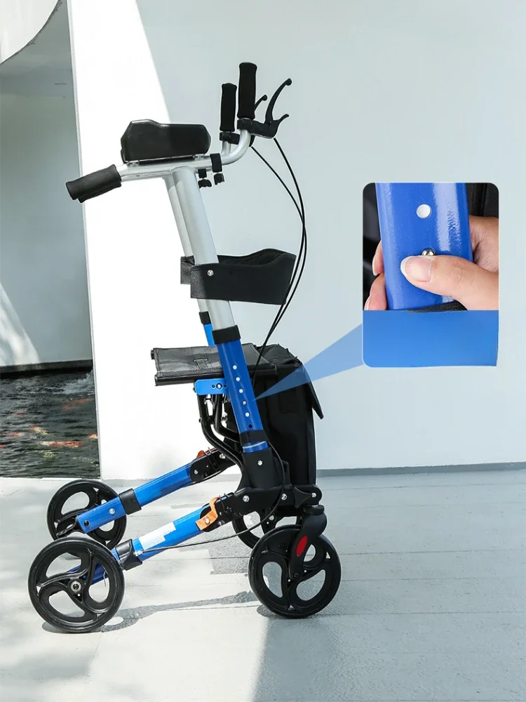Practical Walking Aid for The Elderly, Walking Rehabilitation Walker, ‌Strolling‌ Aid for The Disabled, Walking Cane ‌Locomotion 4