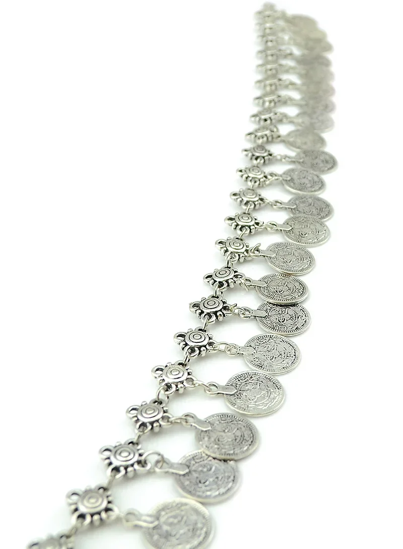 Beach Belt Tassels Body Waist Chain Fashion Silver Women Accessories Charms Collocation Coin Chain Jewelry For Women Women Belt