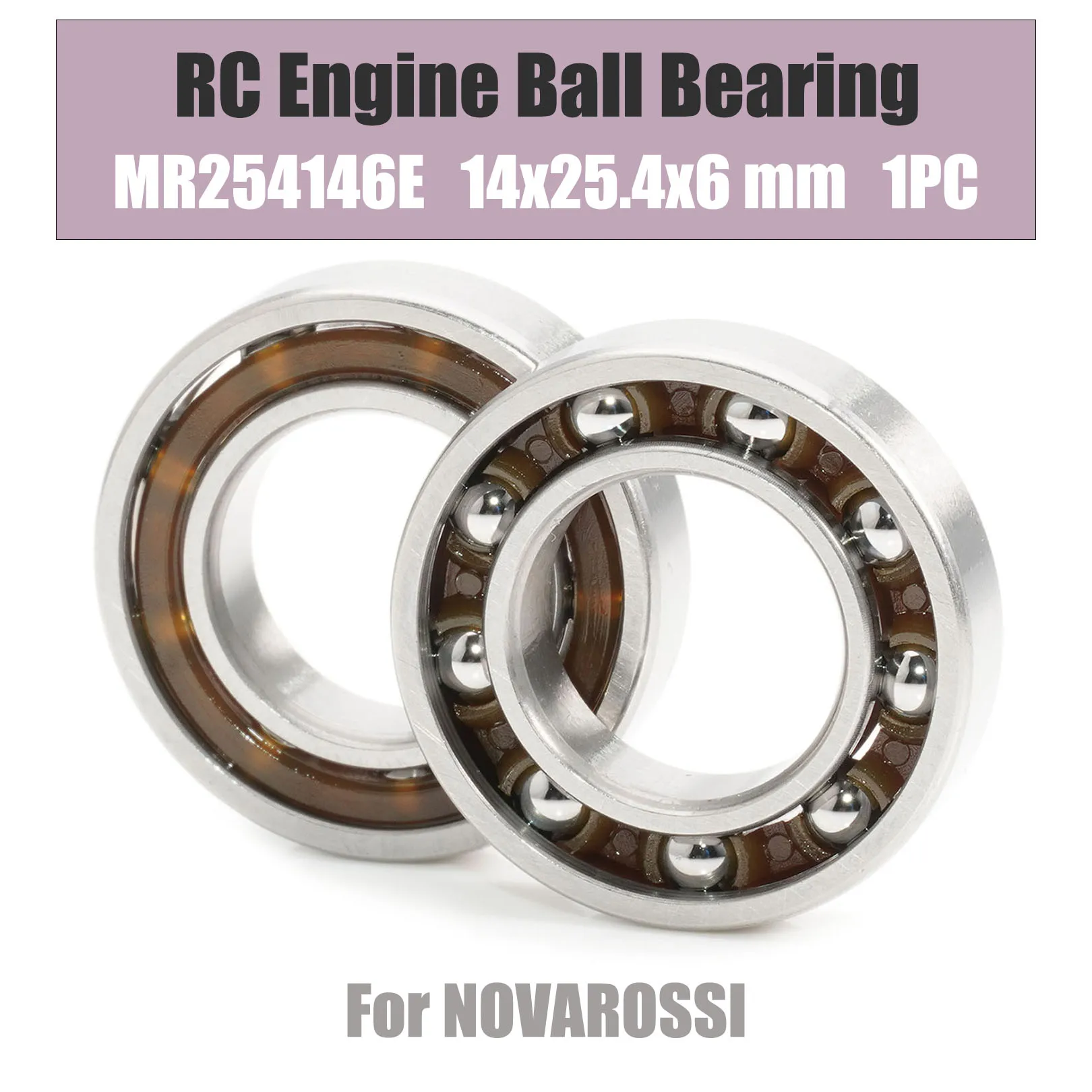 MR254146E 14*25.4*6 mm T46 Engine Rear Ball Bearing 1PC ABEC-3 C3