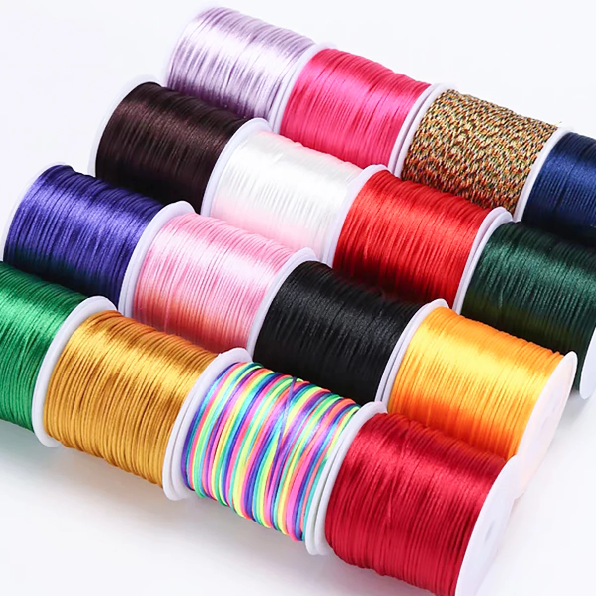 Nylon Cord 50M/Roll 1.5mm For Jewelry Braid Bracelet