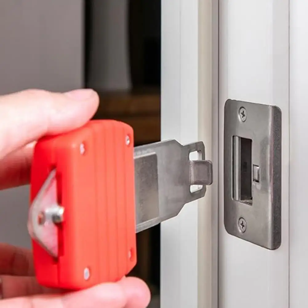 

Anti-theft Lock Reliable Anti-theft Lock Compact Durable Portable Door Lock for Travel Home Security Anti-theft Rustproof Design