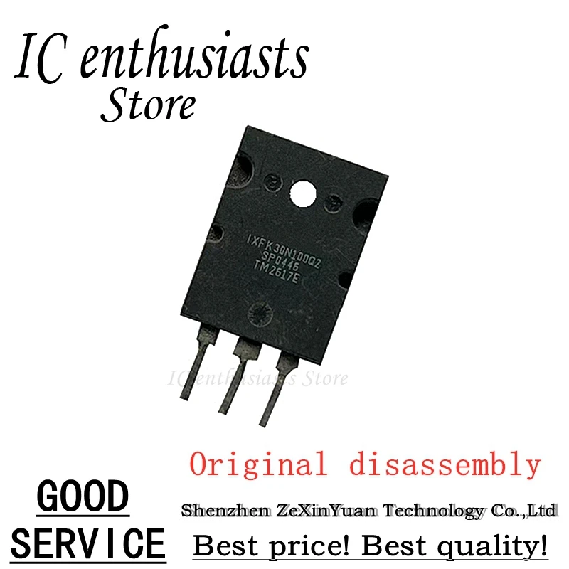 

5PCS 10PCS IXFX30N100Q2 30N100Q2 1000V 30A TO-247 Original disassembly