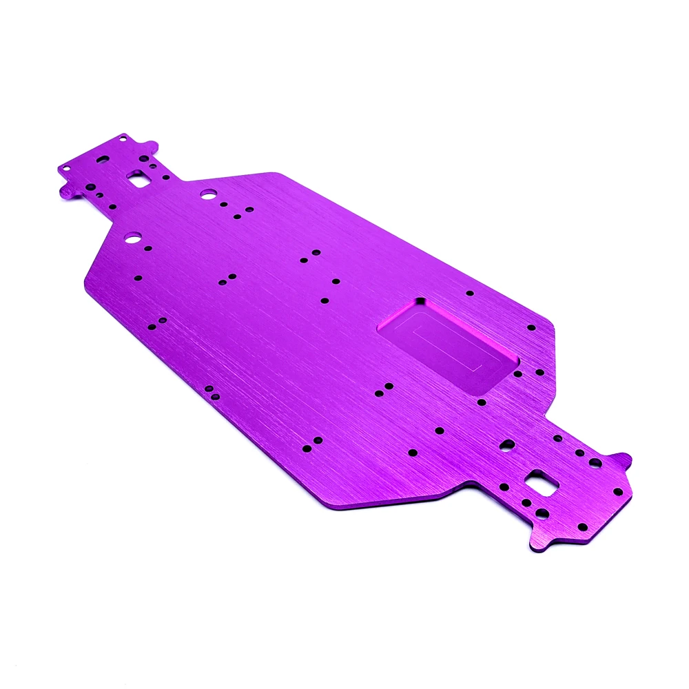 Pièce de rechange pour crawler buggy RC bleue, emballée sous blister avec notice de montage