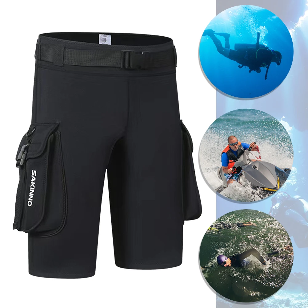 3mmScubaDivingShortswithPocketsUnisexSurfingShortsKeepWarmD