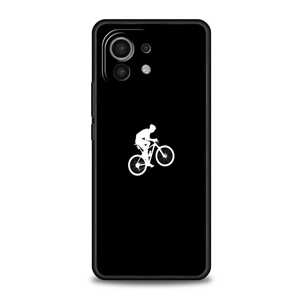 Durable Phone Case with Mountain Bike Design