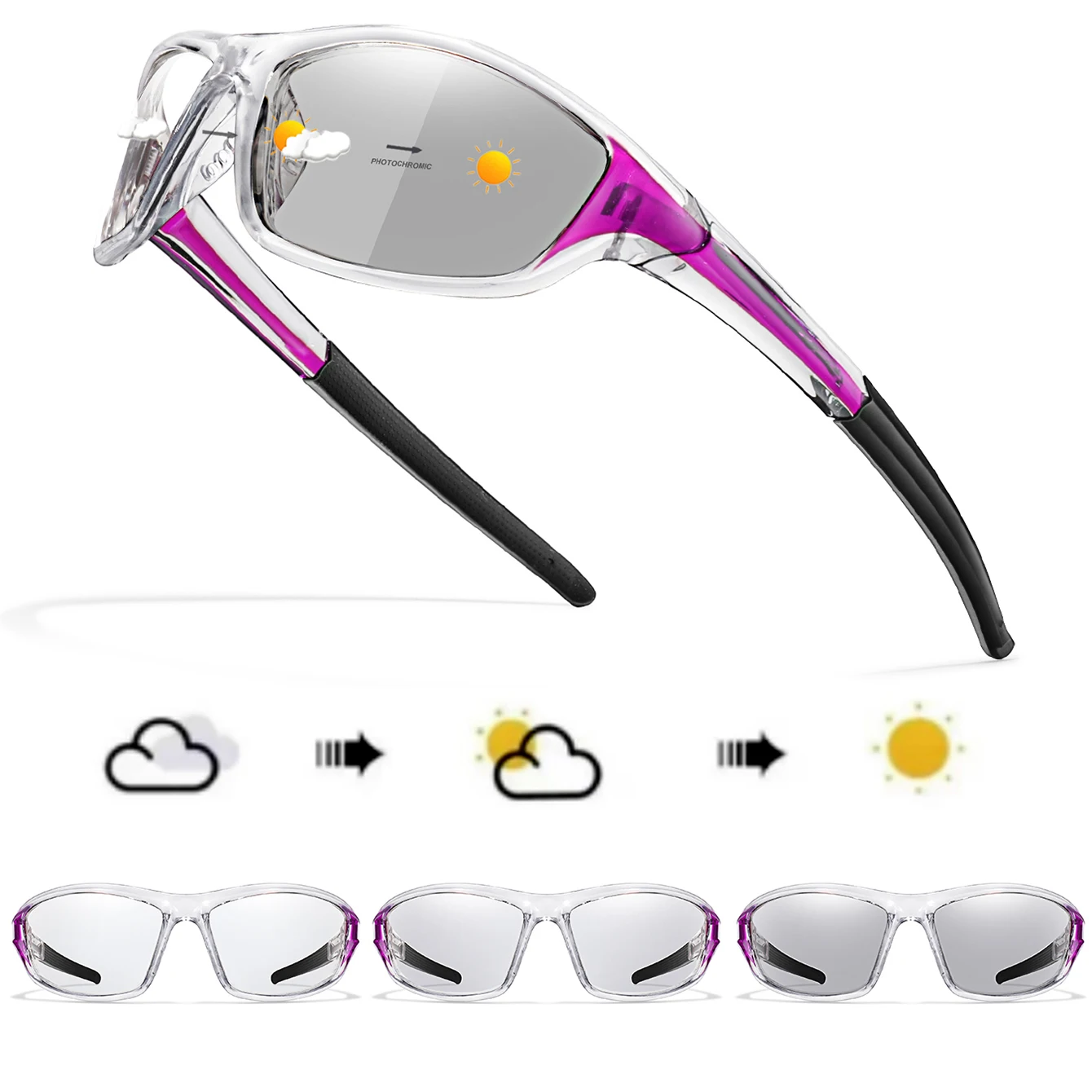 Style Photochromic Eyewear Cycling