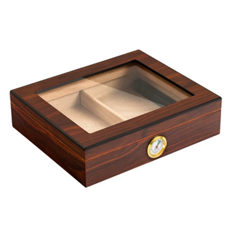 

Cedar Wood Cigar Travel Humidor Box Portable Cigar Case With Humidifier Hygrometer Cigar Humidor Sigaren Box