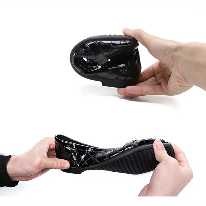 Women Flat Shoes New Casual Fashion Slip-on Ballerina Woman Flats Patent Leather Loafers Ladies Spring Autumn lady Footwear