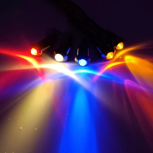 DIY 홈 데코레이션용 LED 전구, 미리 배선된 LED, 자동차 개조, 3, 5, 9, 12, 24, 36, 48, 110, 220V, 5mm, 10 개 2