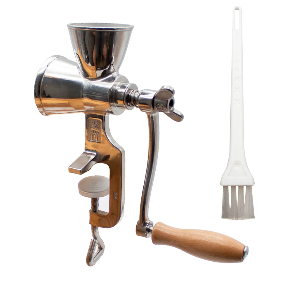 Manual 304 Stainless Steel Grinder Hand Grinding Machine For Flour Mill