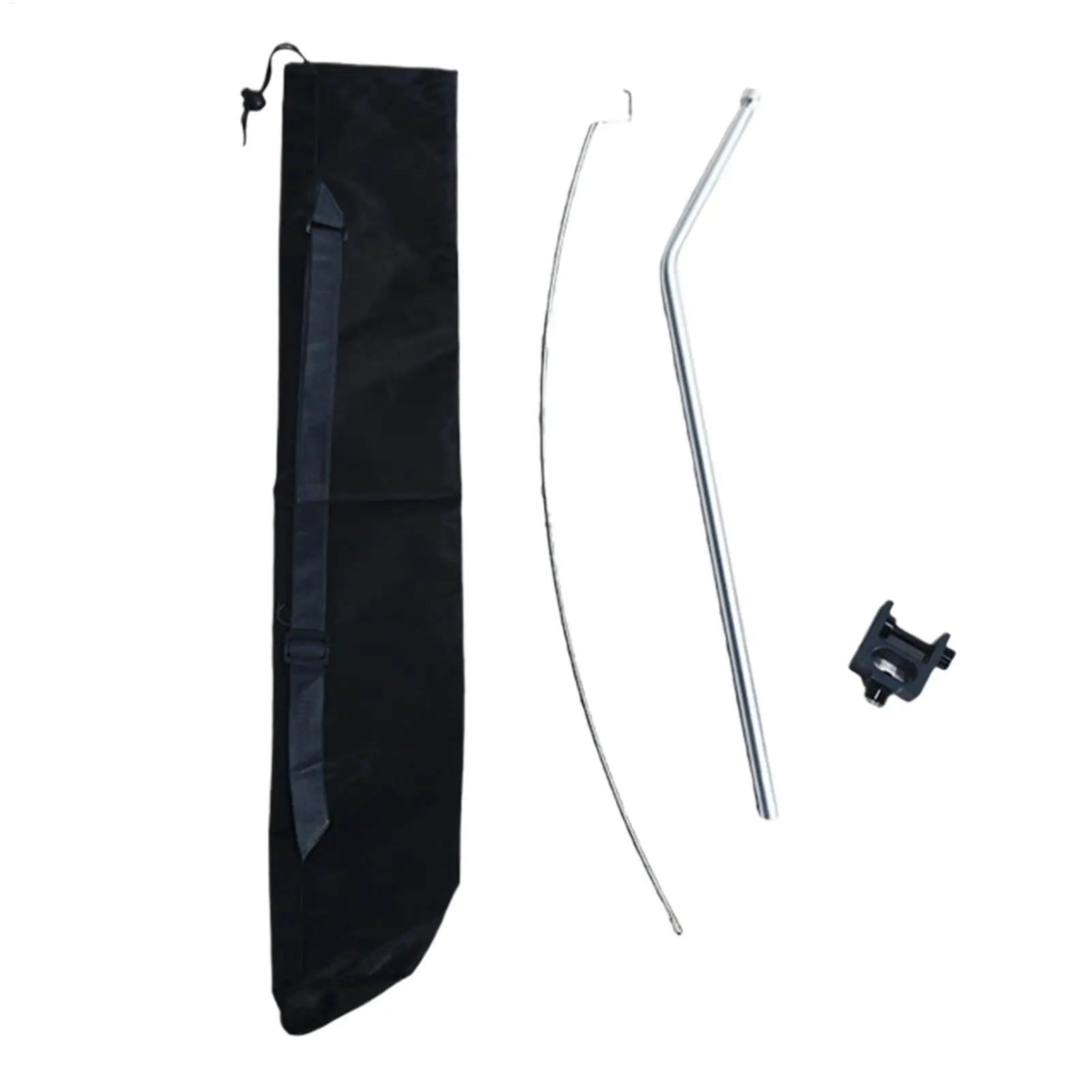 Camping Tabletop Light Stand Aluminum Alloy Curved Light Stand Portable Picnic Light Pole Lighting Rack Bracket camp Accessory