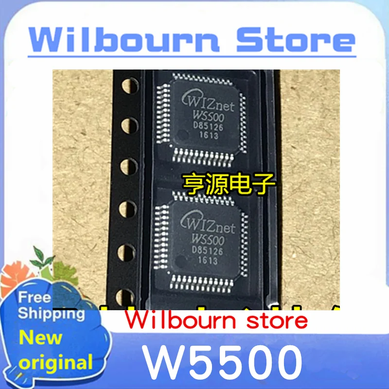  ̴ Ʈѷ, W5100 W5300 W5500 QFP100 100%, 10PCs/Ʈ, ǰ