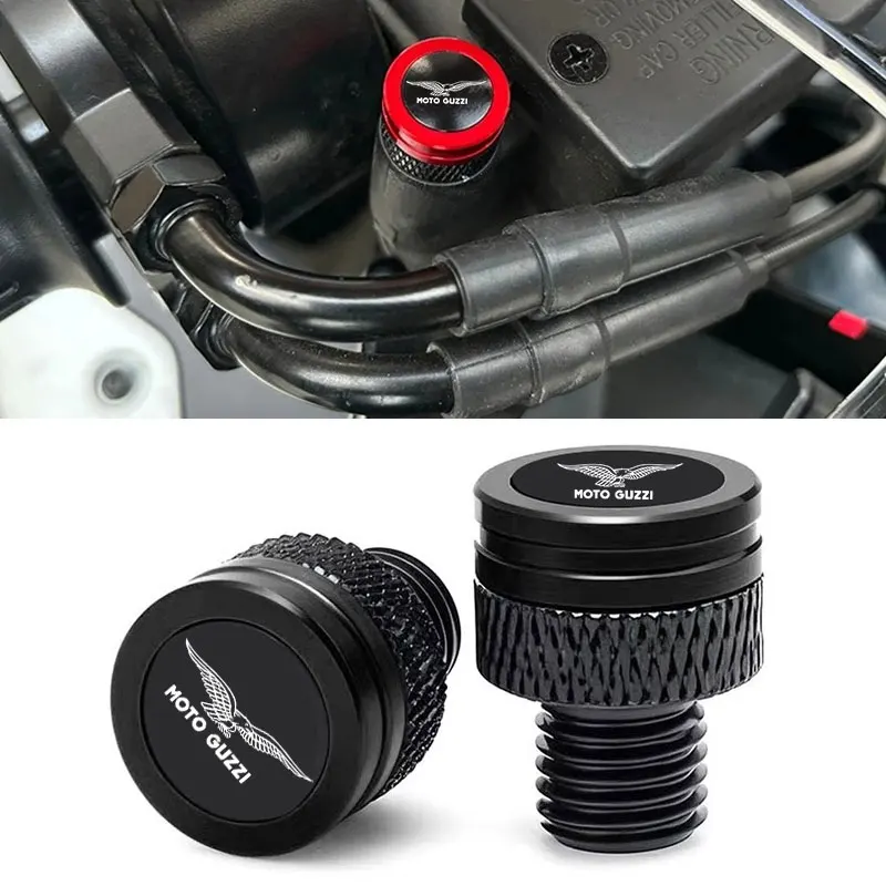 Tapón de agujero para espejo retrovisor lateral CNC para motocicleta, para Moto Guzzi V100 Mandello V7 Stone V85 TT Bobber Breva