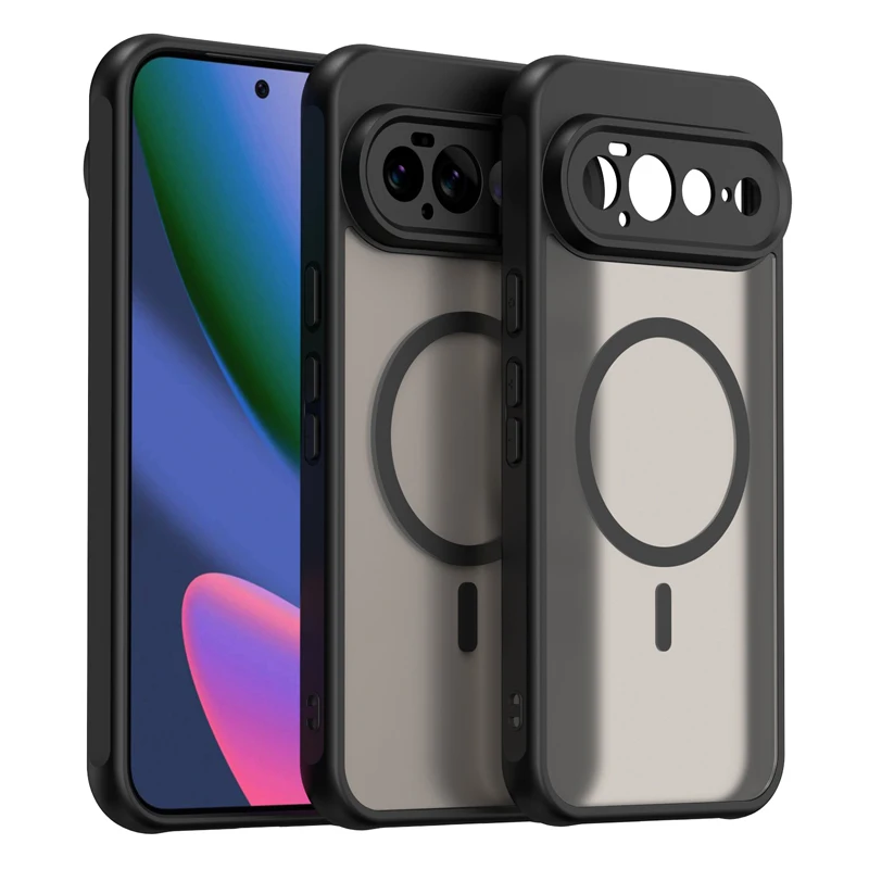 Magnetic Translucent Frosted Matte Waterproof Protective Phone Case