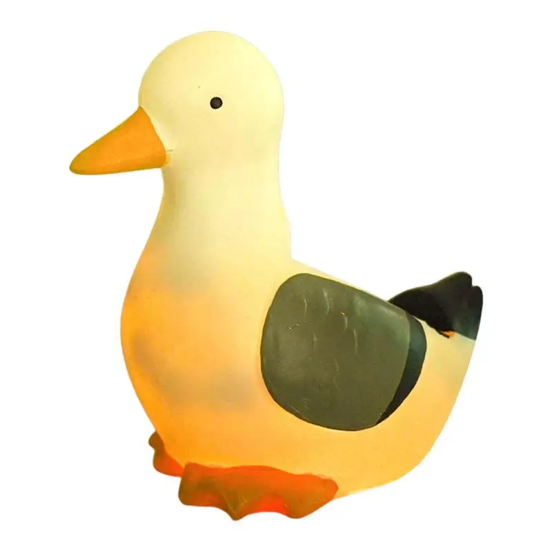 

Садовые фонарики на солнечной батарее, декоративные утки из смолы, милые скульптуры на солнечной батарее, точечные светильники для улицы