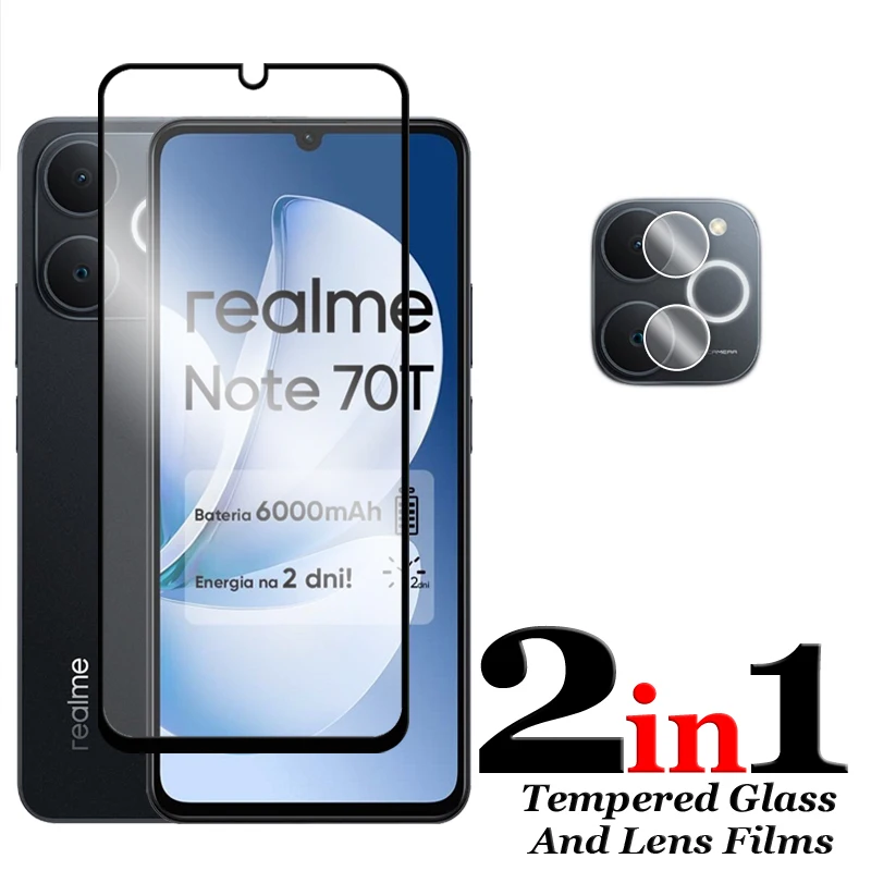 6-in-1 Tempered Glass Screen and Lens Protector Set with 2.5D Full Coverage