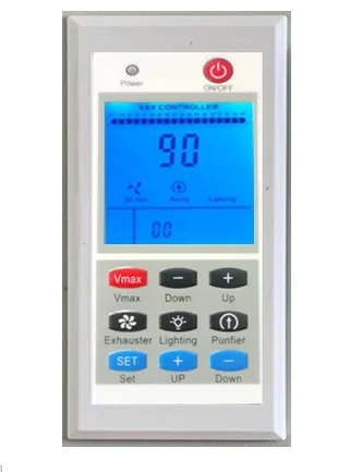 

Контроллер дыма LCD панель вентиляции панель управления переключатель