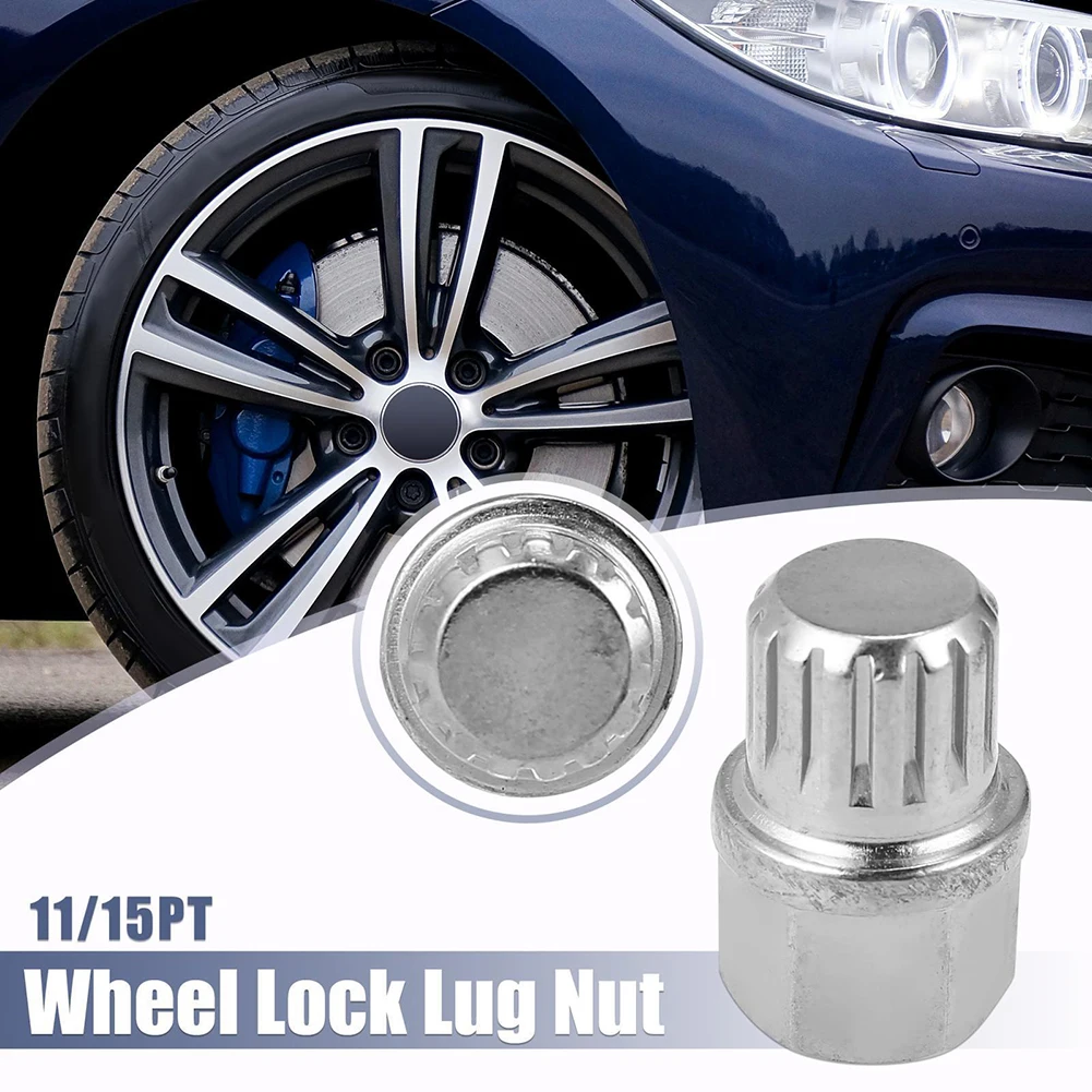 

Steel 11/15PT Solid Auto Anti Theft Wheel Lock Lug Nut This Is A Non-OEM Product, Accessory Only This Is A Non-OEM Product, Acce