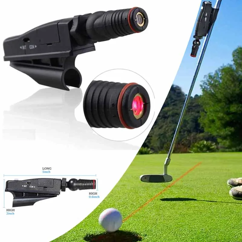 

New Golf Putter Sight Portable Golf Lasers Putting Trainer ABS Golf Putt Putting Training Aim Improve Line Aids Corrector Tools