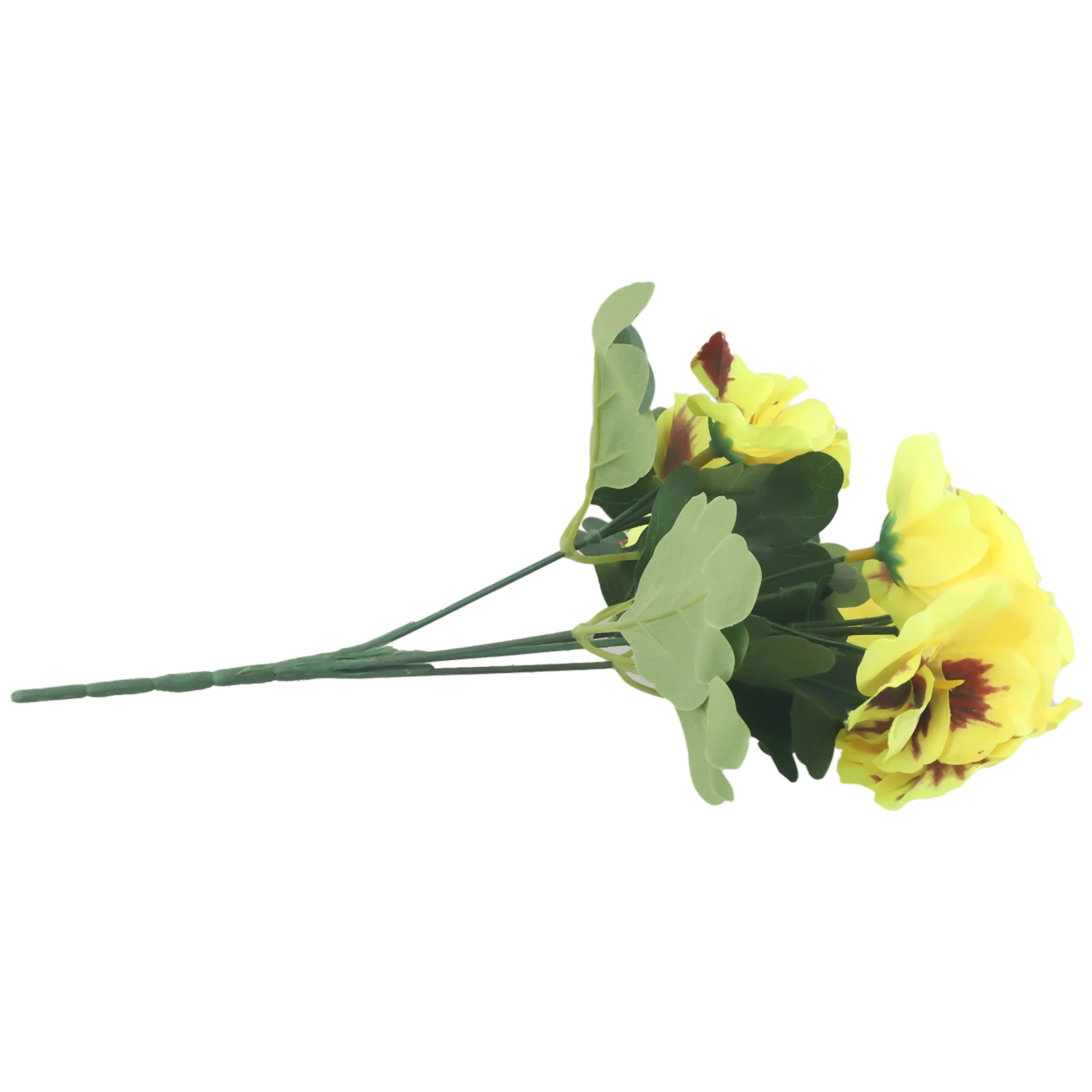 10 Köpfe künstliche Stiefmütterchen gefälschte Blume 26cm Blumenstrauß Simulations anlage für Home Party Hochzeits feier Hintergrund Büro Dekor – Detail 2