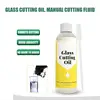 120ml Cutting Oil For Stained Glass Cutter Oil For Glass Drill Bit Easy To Use Multipurpose Mirrors Cutting Tool Fluid 5