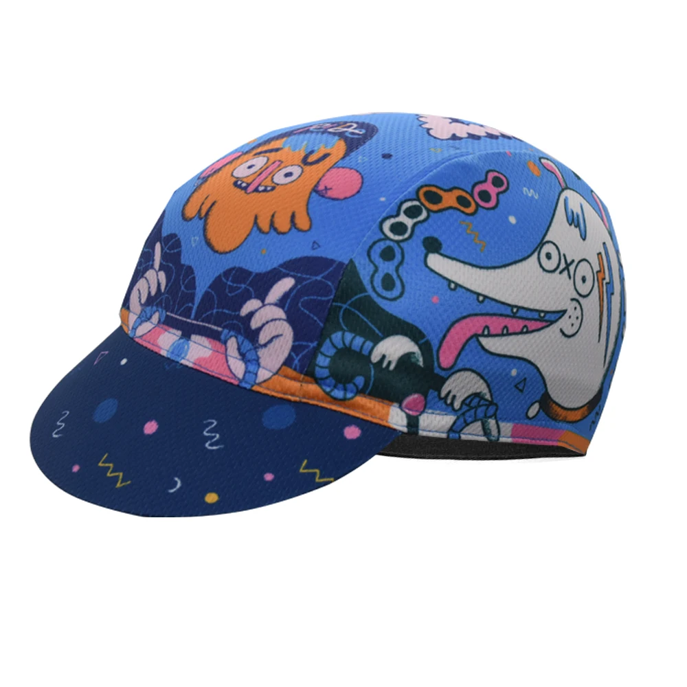 Cycling Caps Cartoon cat Cycling Cap Funny Road Bicycle Hat Lovely Animals Bike Headwear Sunshade Breathable Mtb Men and Women cycling hat cycling hats