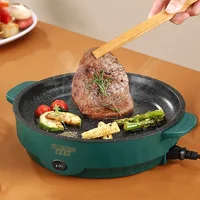 Electric MultiCooker Electric Frying Pan 220V Househould Barbecue Fried Steak Fish Omelette Frying Pan Non-stick Cooking Machine 1