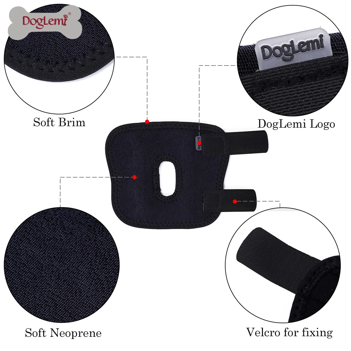 Pet Dog Leg Brace Pet Bandages Knee Hock Straps Protection for Puppy Joint 1pcs of Wrap Dog Medical Supplies
