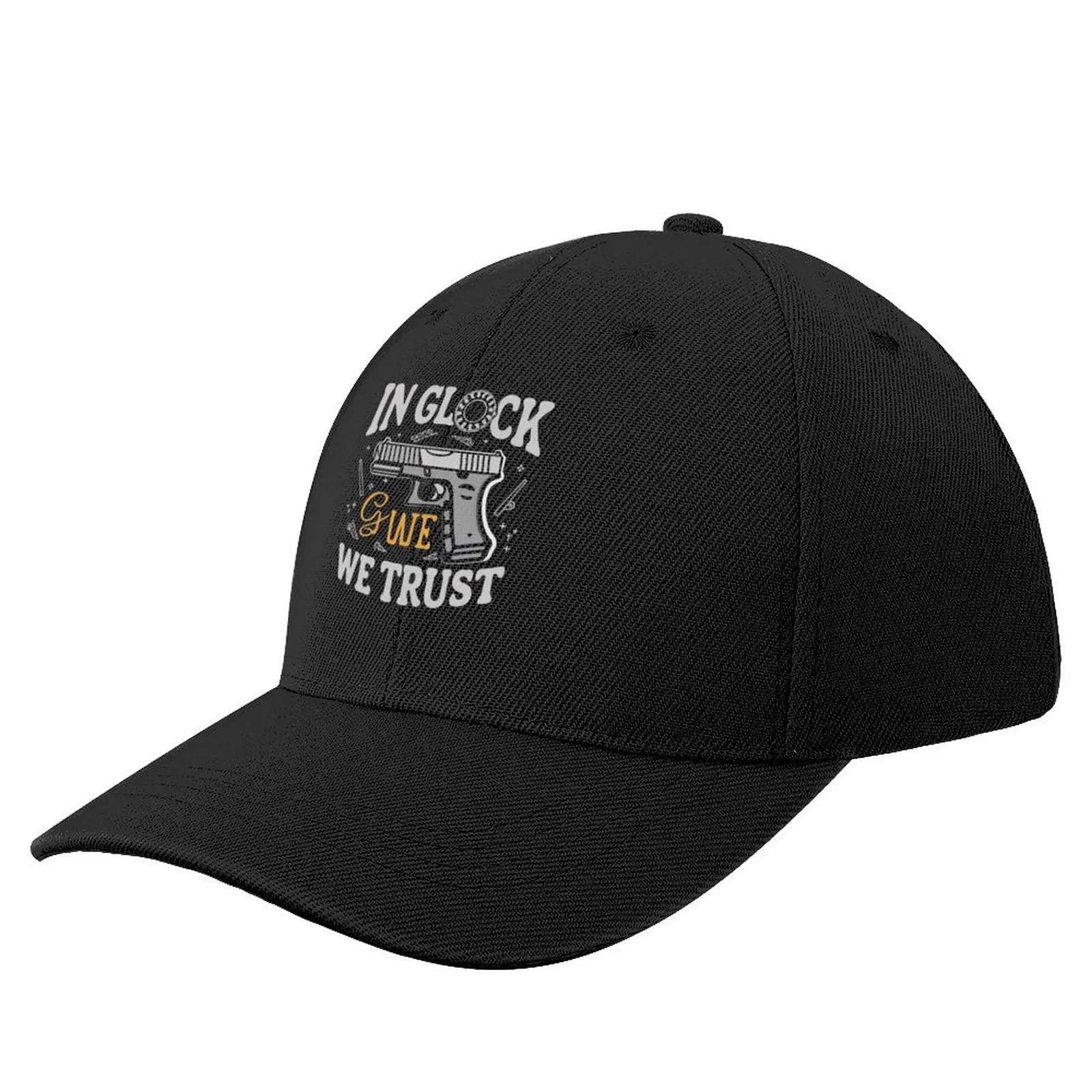 

In Glock We Trust Baseball Cap Rave derby hat Golf Wear boonie hats Women's Hats 2023 Men's