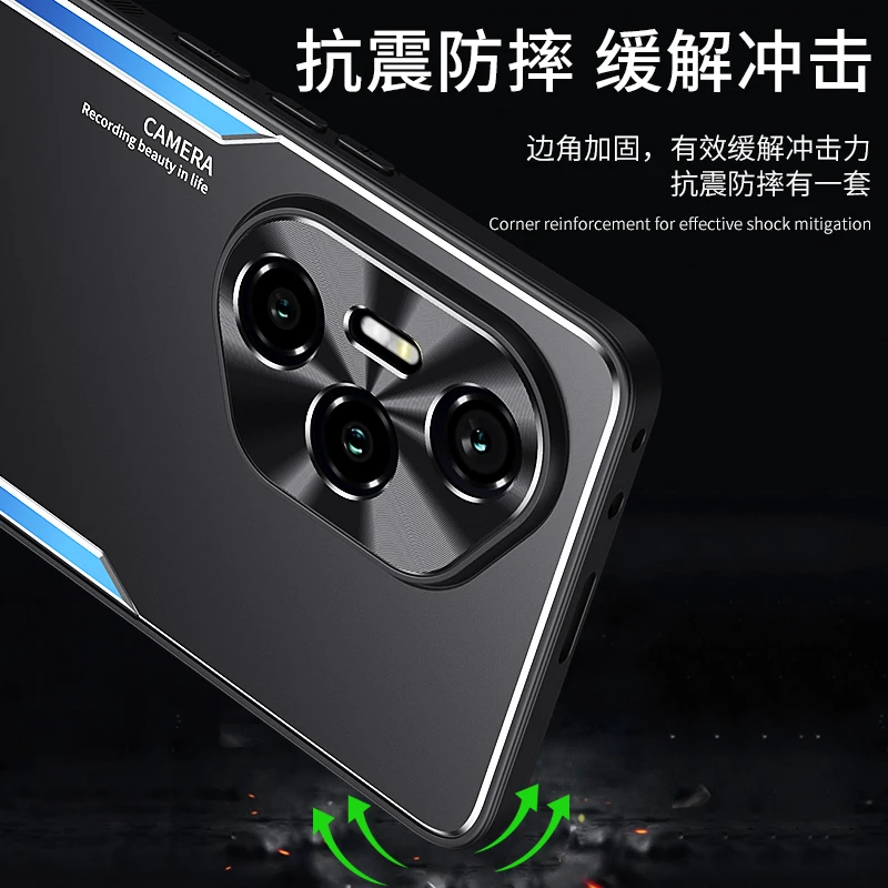 Premium Hard Aluminum Alloy Shockproof Protective Back Cover Case