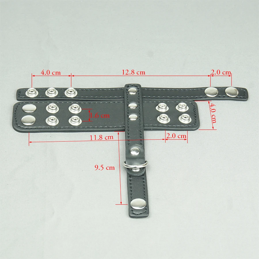 Penis Chastity Cage Chastity Lock Sex Toy Penis Cock Ring Male Leather Chastity Cage Penis Ring Adjustable Scrotum Bondage Ballstretcher Cock Ring Lock Adult Chastity Belt Sextoy For Men