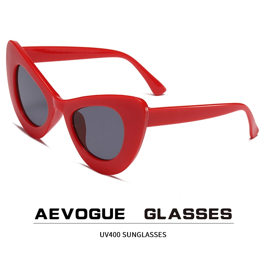 

AEVOGUE Sunglasses Women Spectacle Cat Eye Glasses Shades Sunglasses Women Glasses Frame UV AE1295