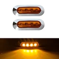 2pcs yellow light