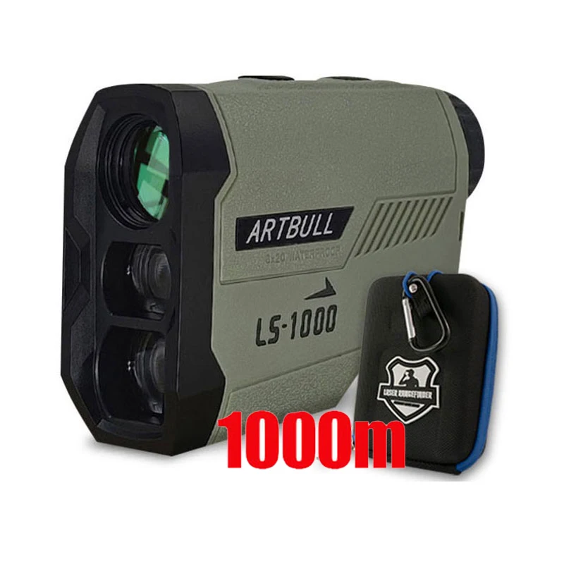 

ARTBULL Laser Rangefinder for Hunting 1000m 650m Slope Flag-Lock slope pin Golf rangefinder Telescope Distance meter