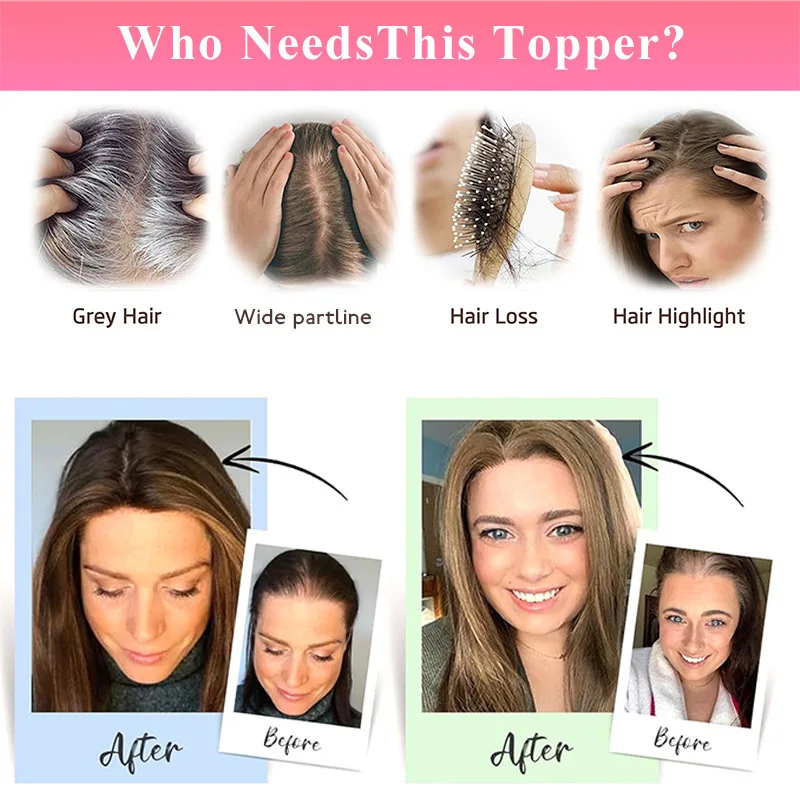 Parrucca topper da donna in capelli umani al 100%, realizzata a macchina con clip, per volume e colori. # 99J/ # Consegna Rapida 330 Vendita all'Ingrosso - immagine 5