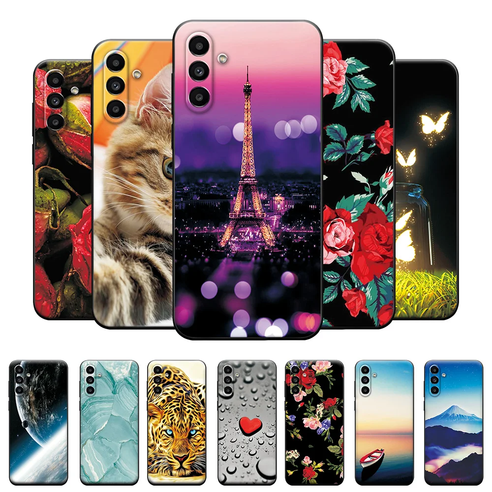 Per Samsung Galaxy A13 5G Custodia Sm-A136 Lovely Tower Custodia Sottile In Silicone Per Samsung A13 4G Cover Posteriore Morbida Pelle Su Sm-A135