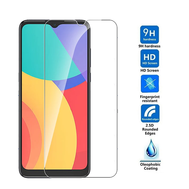 

2pcs Tempered Glass For Alcatel 1S 2021 Screen Protector Protective Film For alcatel 1 S 2021
