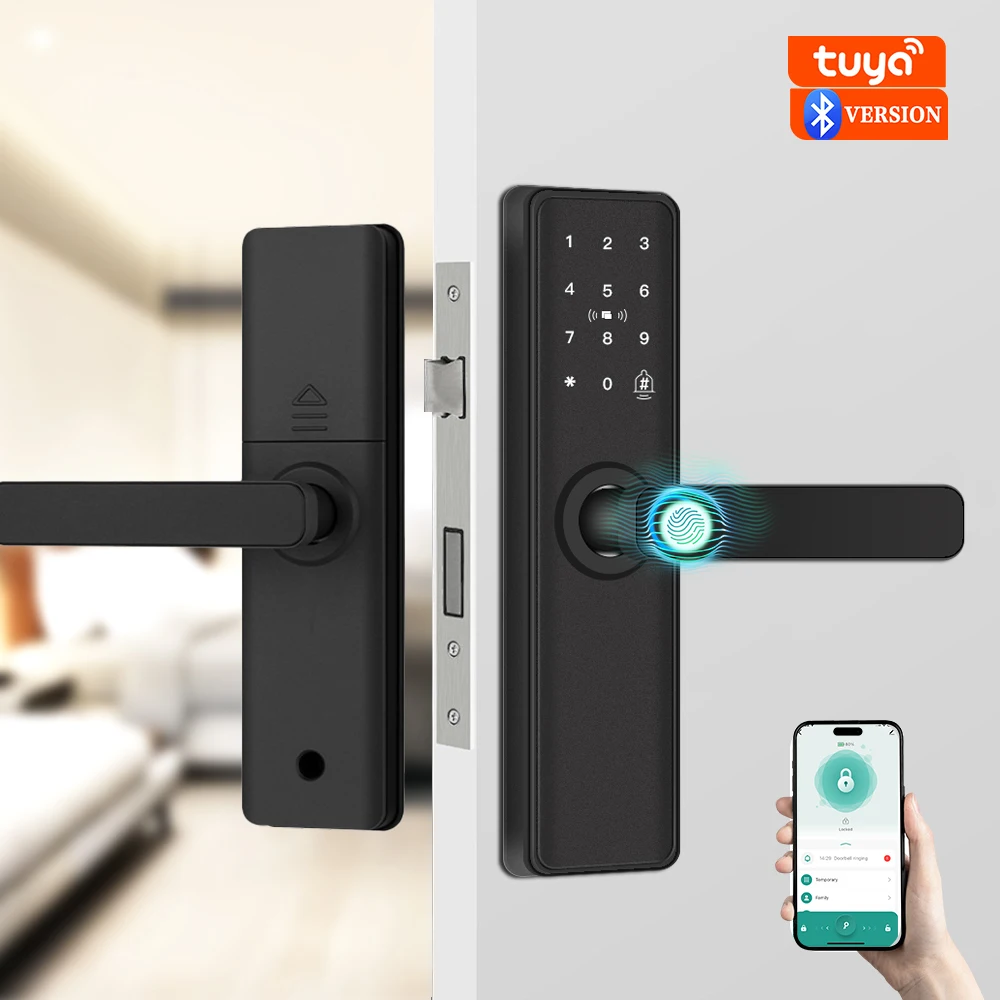 قفل باب ذكي بصمة 2025 Tuya