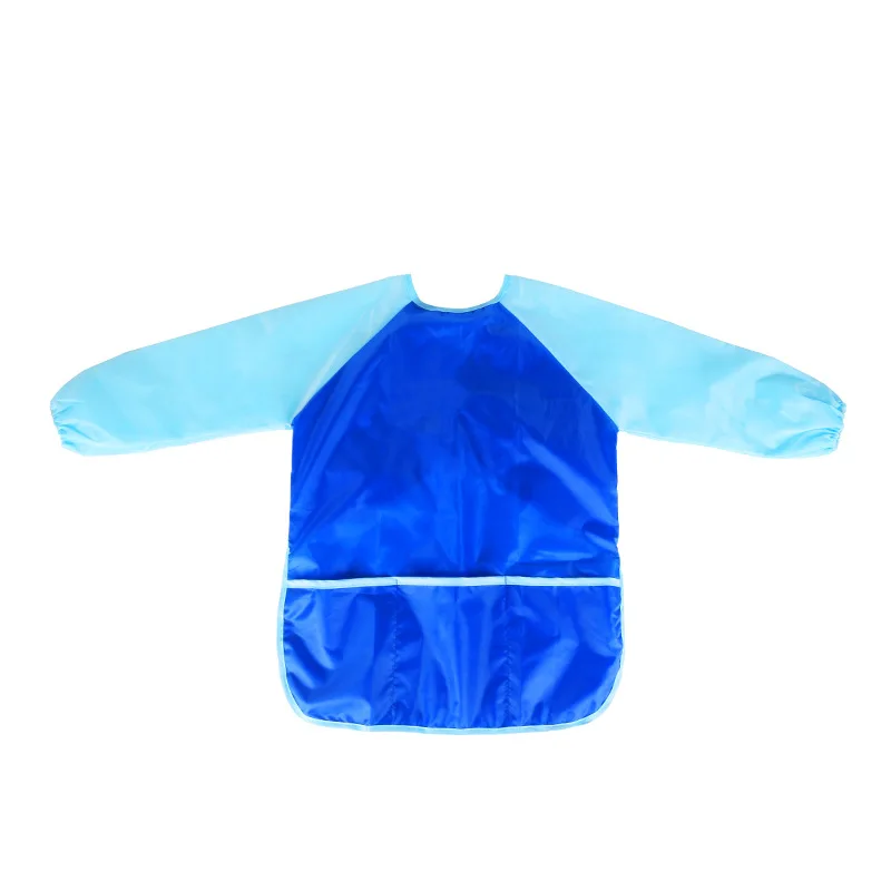 Waterproof Children Aprons Long Sleeve Multipurpose Durable Bib Kid Eating Painting Over Clothes Apron Cooking Bib 2