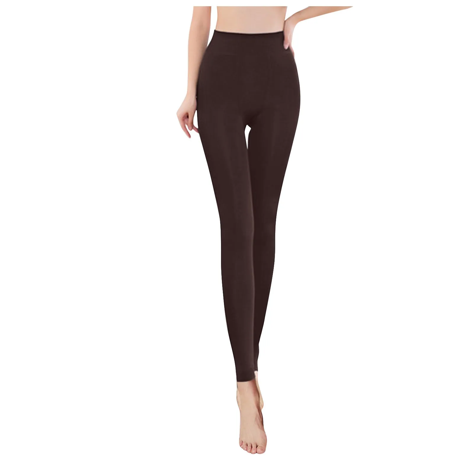 2 Pack Women Winter Leggings Warm Fleece Lined Thick Brushed Full Length  Thermal Legging Pants