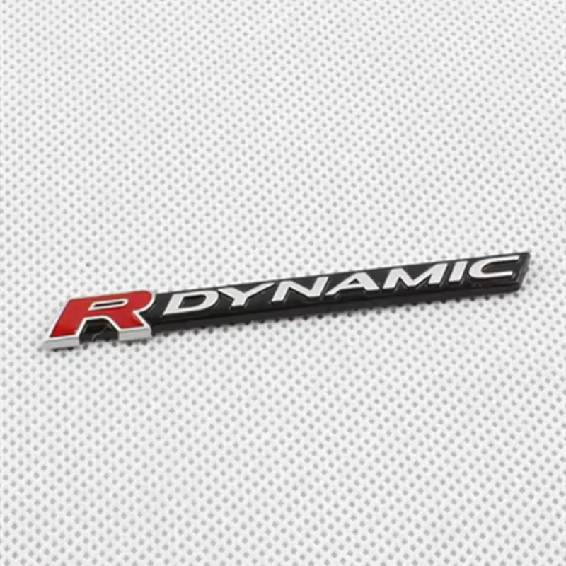 L R R R VELAR 높은 가용성 RDYNAMIC VELAR 편지 배지 자동차 스티커 후면 부팅 수리 액세서리 트렁크 로고 장식
