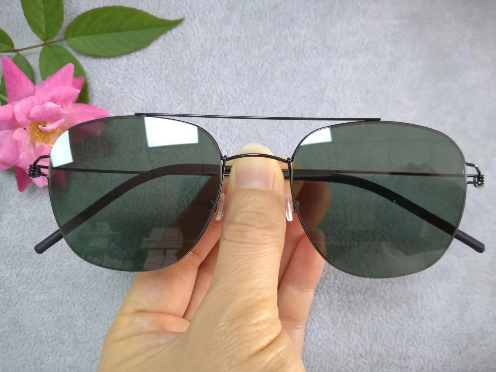 Bobbie Titanium Sunglasses Group Display