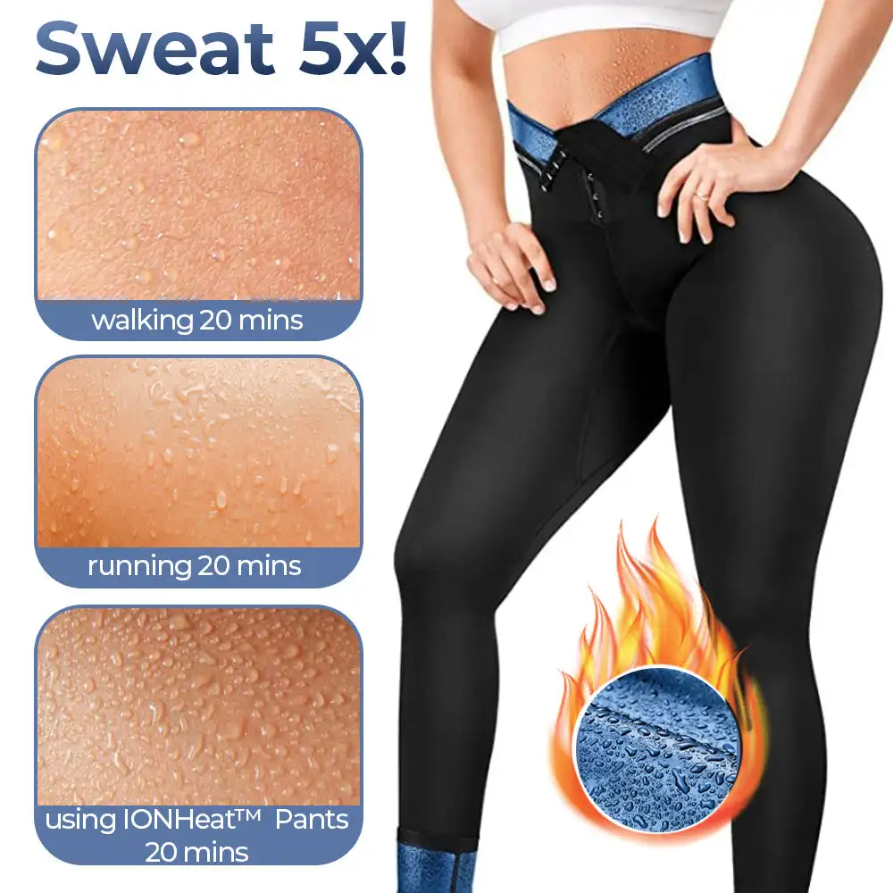 IONHeat Plumping Reshaping Pants High Waisted Body Shaper Shorts