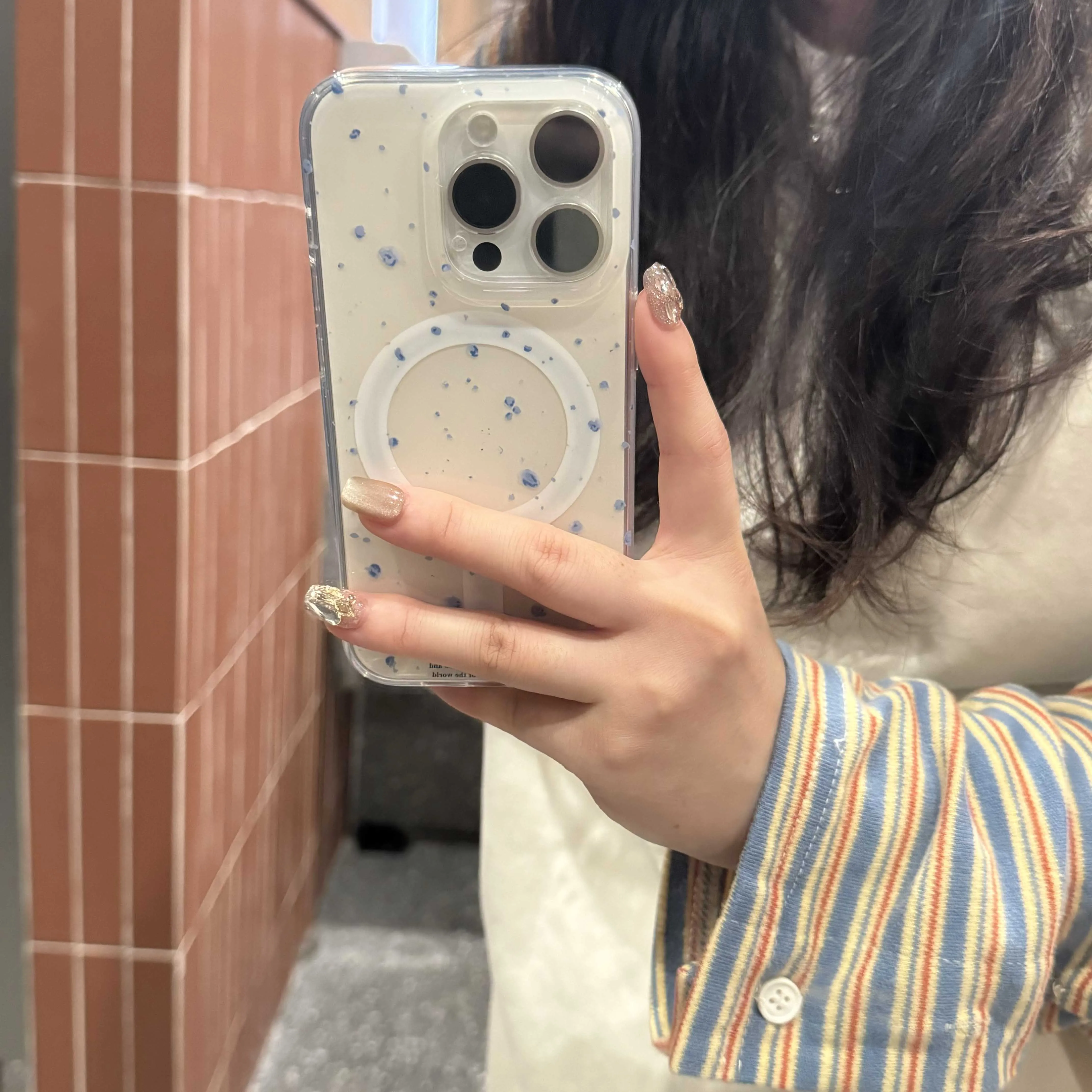 Splash-Ink Magnetic Stand Holder Phone Case