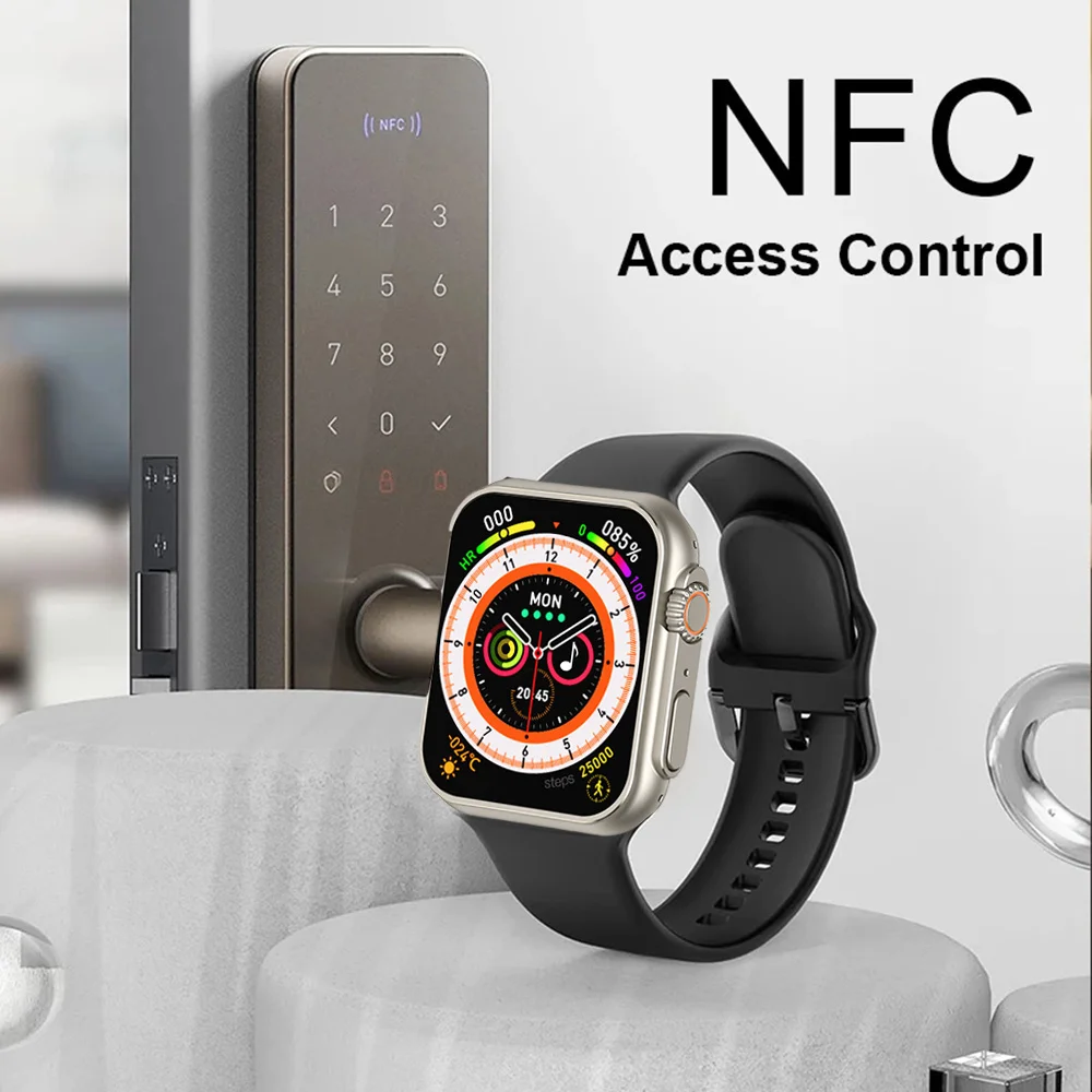 Xiaomi 2023 Smart Watch Ultra Series 8 NFC Smartwatch Men Women Bluetooth Call Waterproof Wireless Charging HD Screen
