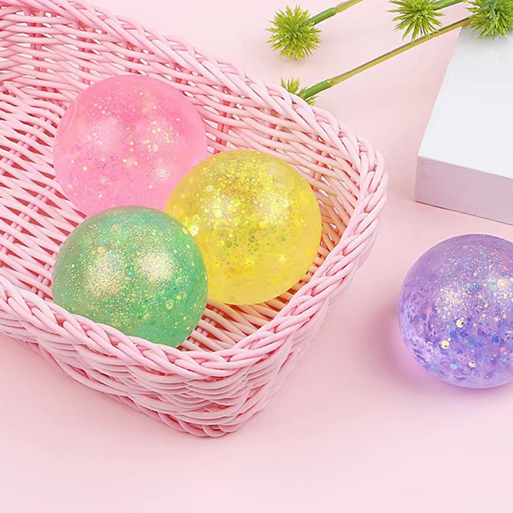 

5Pcs Stretchy Squeeze Ball Hand Relaxing Squeeze Toys Ball Squeezing Ball Toy (Mixed Color)