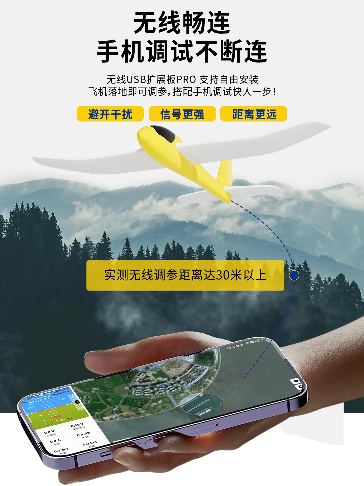COREWING F405 WING APP V2 unterstützt SpeedyBee APP-Voreinstellung für FPV-DIY-Teile mit festem Flügel – Detail 7