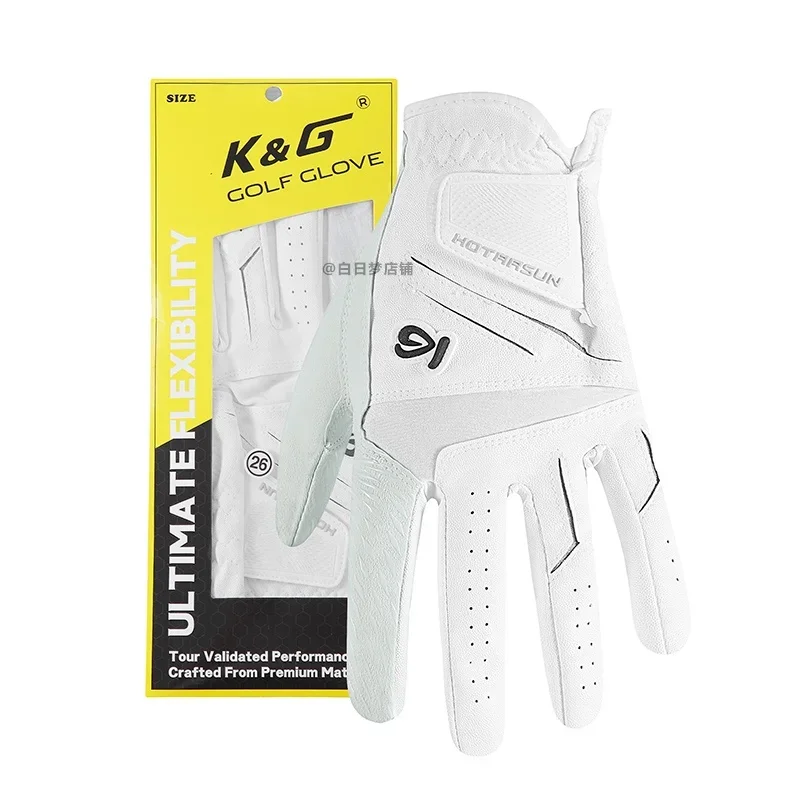 Korea Japan Golf Gloves Men's Microfiber Leather Wear-Resistant Sports Anti-Slip Breathable#22015454