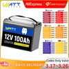 Wattcycle 12V 100Ah LiFePO4 Battery Packs Grade A Cells Rechargeable For Outdoor / Home Storage Lithium Iron Phosphate Batteries 1