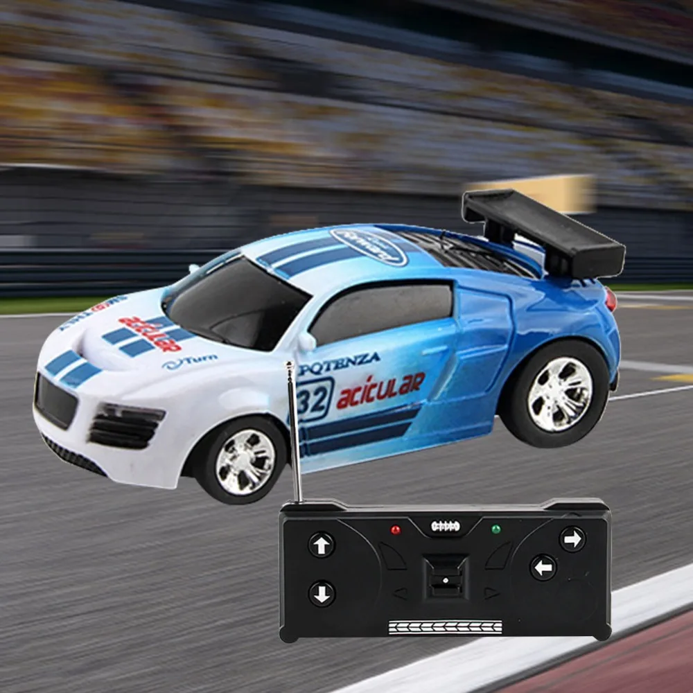 Mini Coke Can Car Speed RC Radio Remote Control Micro Racing Car 1 Set remote control car Kids Toys Gifts
